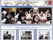 Tablet Screenshot of escueladozal.edu.mx